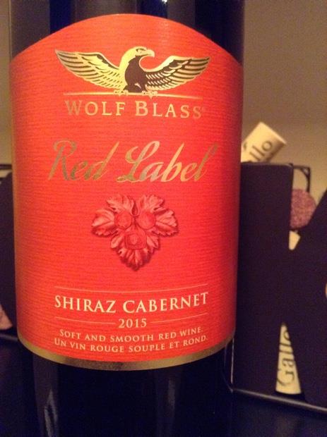 Kridt Bliv overrasket trompet 2015 Wolf Blass Red Label Shiraz Cabernet Sauvignon - CellarTracker