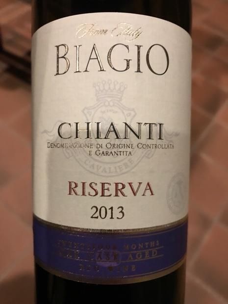 2013 Biagio Chianti Riserva, Italy, Tuscany, Chianti - CellarTracker