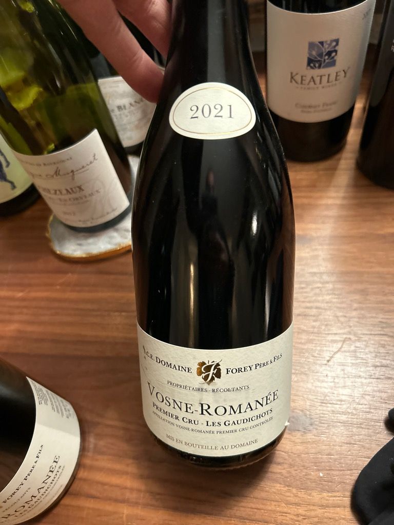 2021 Forey Père et Fils Vosne-Romanée 1er Cru Les Gaudichots