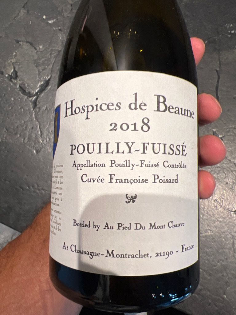 Hospices de Beaune Pouilly Fuisse Cuvee Francoise Poisard 2018-
