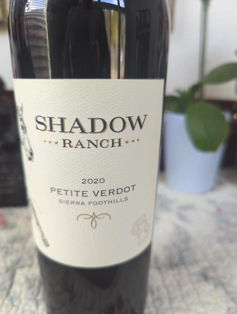 2021 Shadow Ranch Petite Sirah, USA, California, Sierra Foothills, El