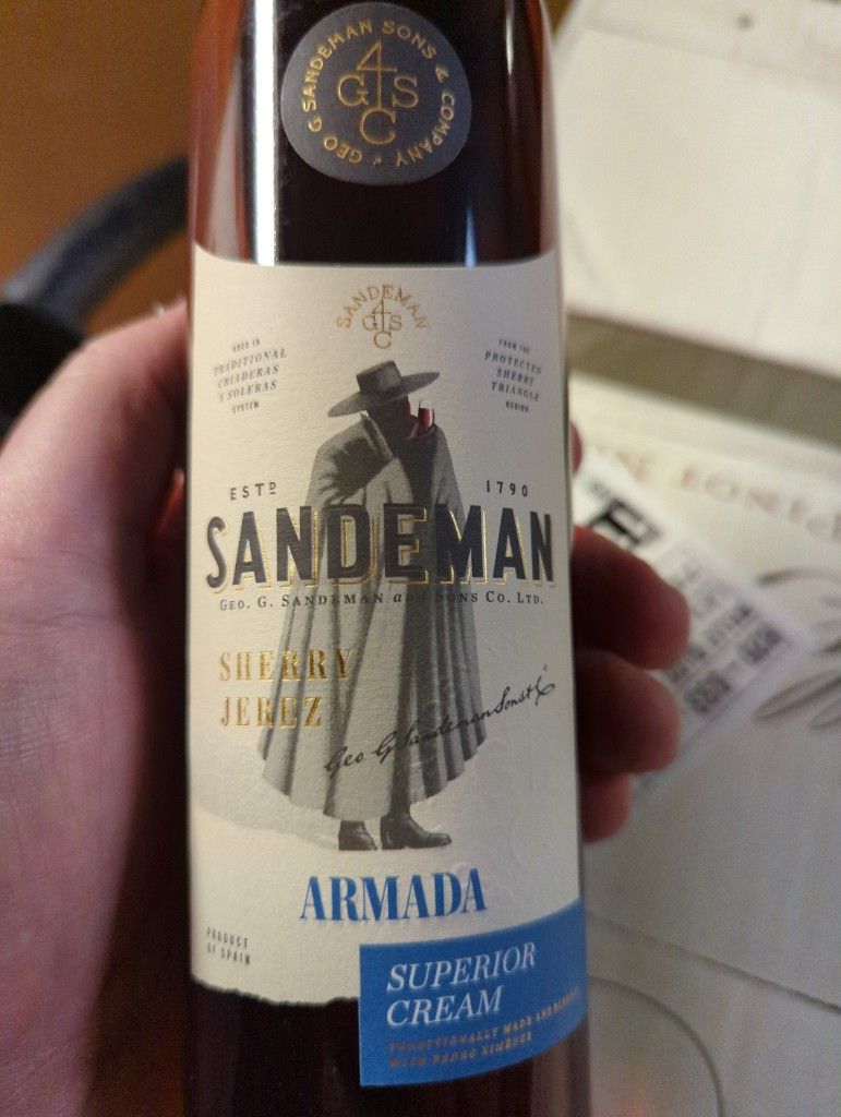 1966 Sandeman Jerez X r s Sherry Armada Rich Cream Oloroso