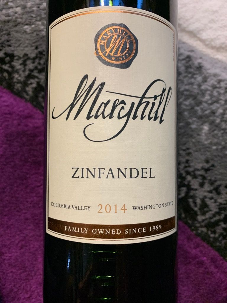2014 Maryhill Zinfandel, USA, Washington, Columbia Valley CellarTracker