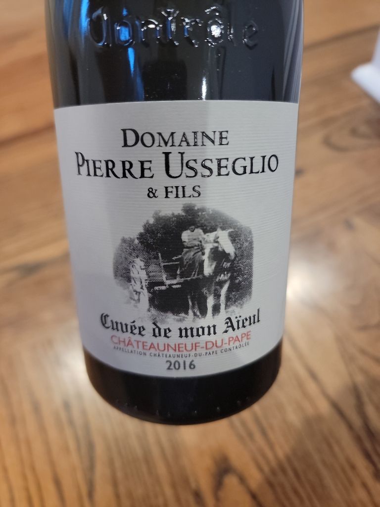 2016 Domaine Pierre Usseglio & Fils Châteauneuf-du-Pape Cuvée de