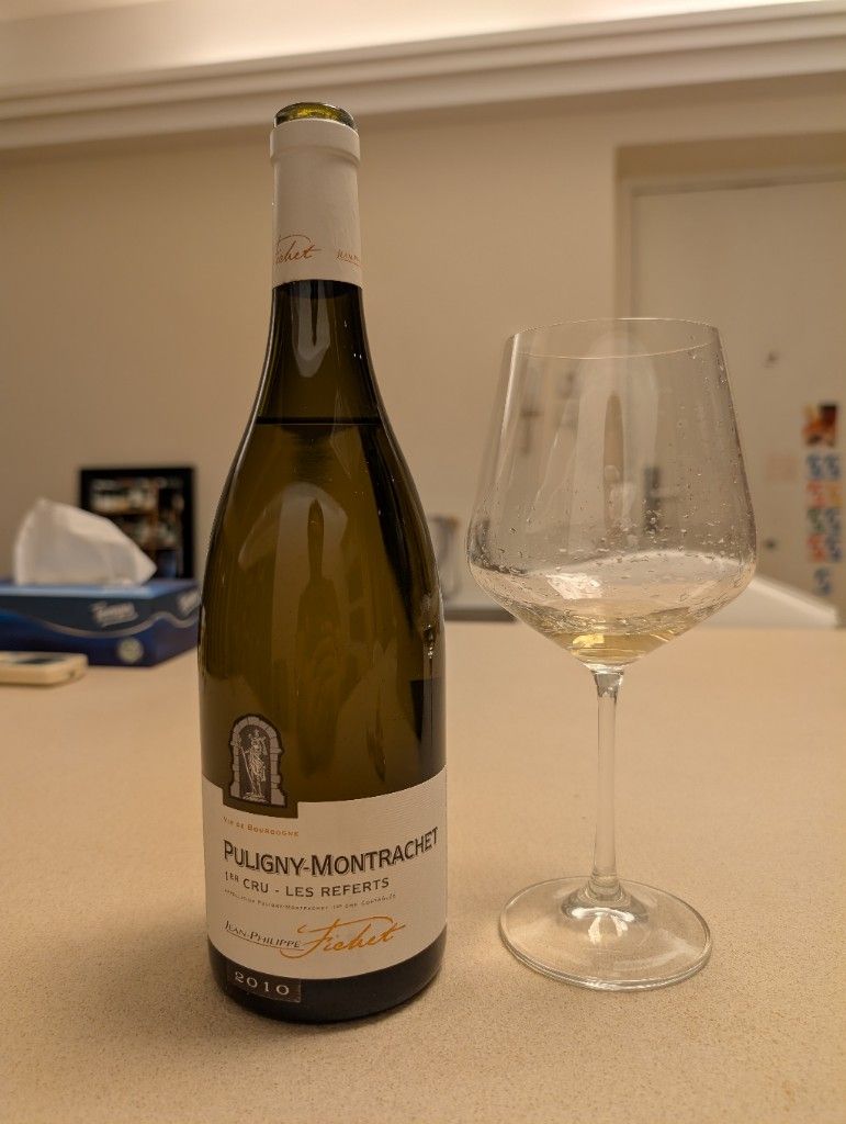 2008 Jean-Philippe Fichet Puligny-Montrachet 1er Cru Les Referts