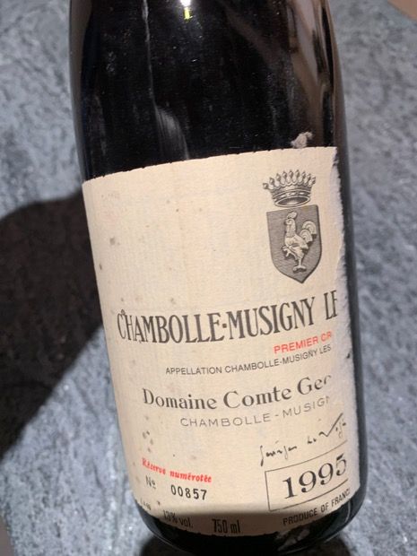 1996 Domaine Comte Georges de Vogüé Chambolle-Musigny 1er Cru Les