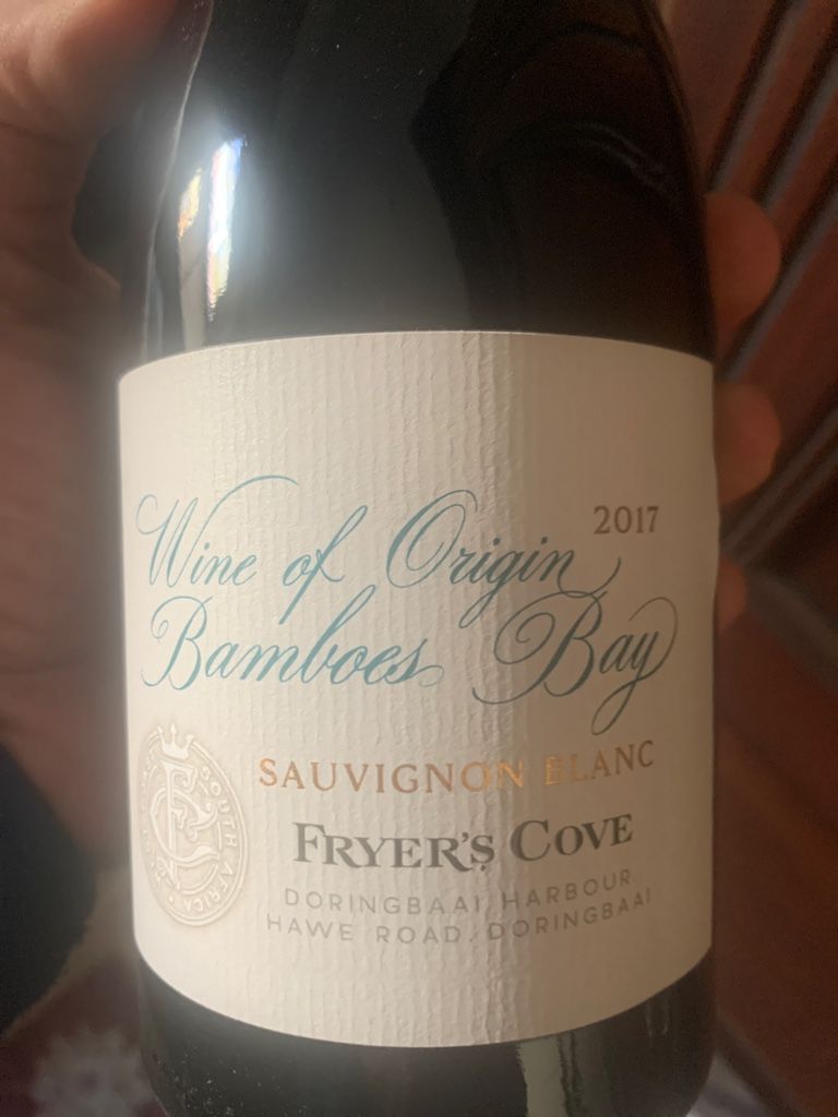 2020 Fryer's Cove Sauvignon Blanc, South Africa, Olifants River