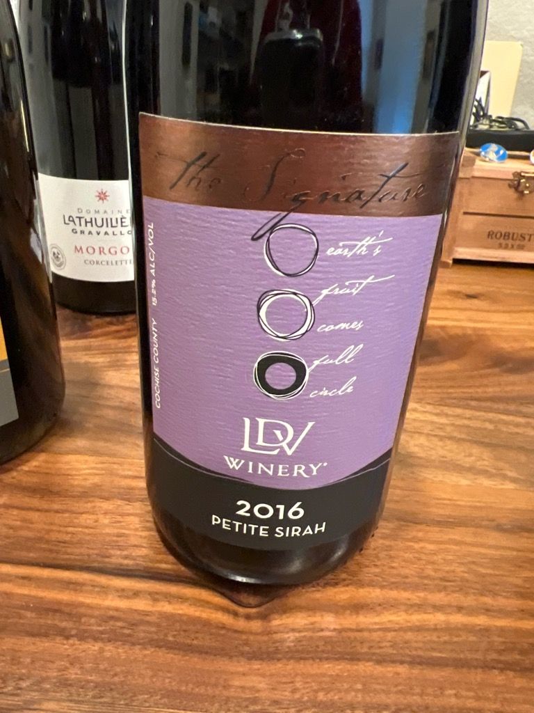 2016 LDV Winery Petite Sirah The Signature, USA, Arizona, Cochise ...