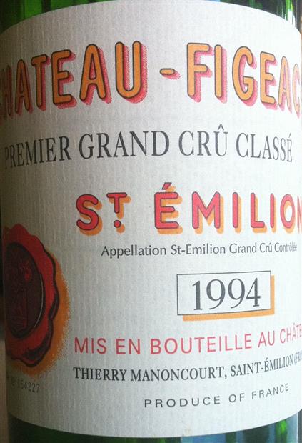 1994 Château Figeac - CellarTracker