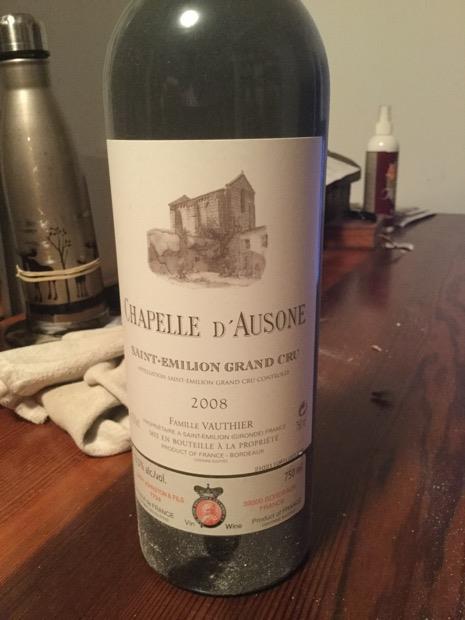 2008 Chapelle d'Ausone - CellarTracker