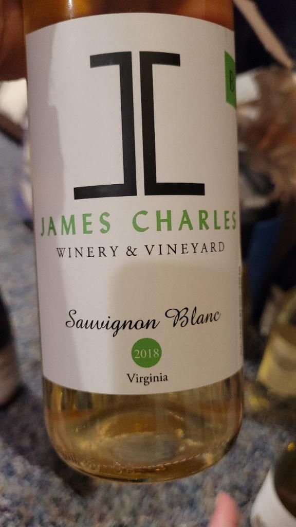 2020 James Charles Winery Sauvignon Blanc, USA, Virginia, Shenandoah