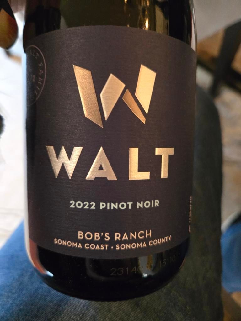 2017 Walt Pinot Noir Bob's Ranch, USA, California, Sonoma County ...