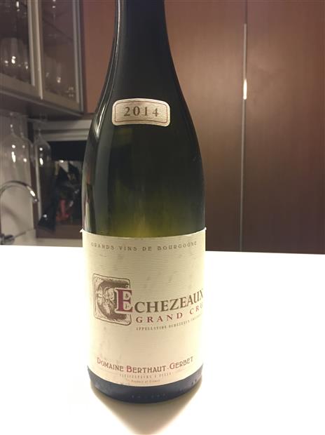 2022 Domaine Berthaut-Gerbet Echezeaux - CellarTracker
