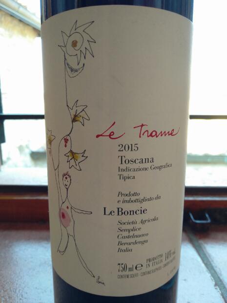 2019 Podere le Boncie (Giovanna Morganti) Le Trame Toscana IGT