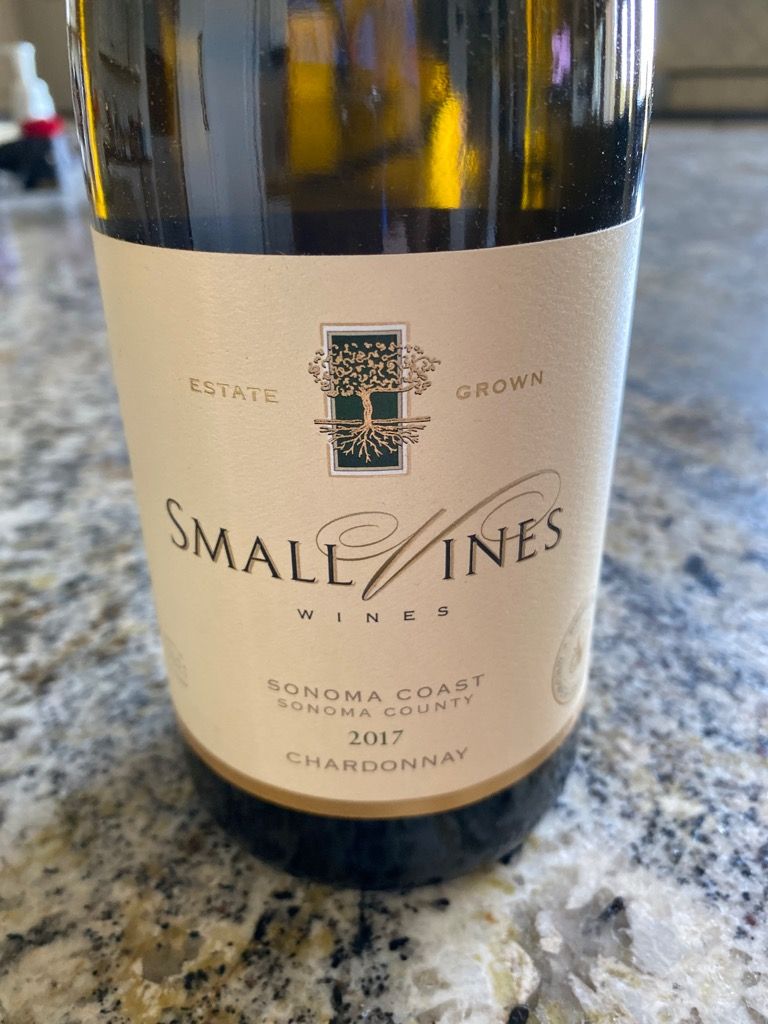 2017 Small Vines Wines Chardonnay - CellarTracker