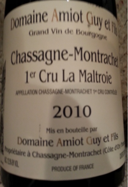 2015 Domaine Amiot Guy et Fils Bourgogne Blanc - CellarTracker