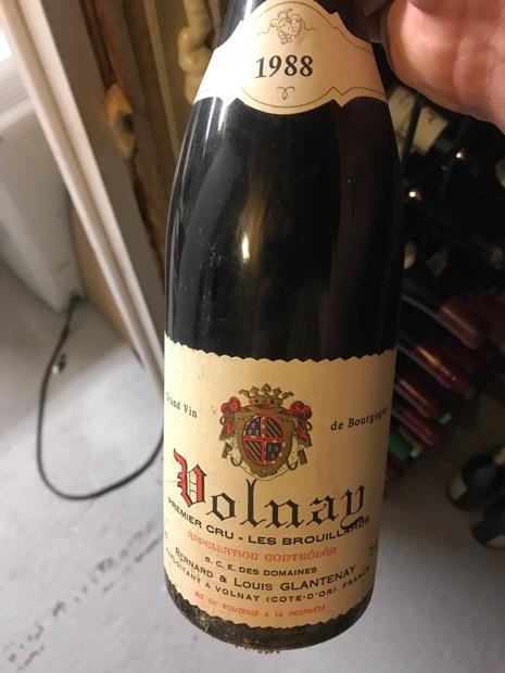 ヴォルネイ 1er Cru les Brouillards 2019 2019 Domaine Bernard & Thierry Glantenay Volnay 1er Cru Les