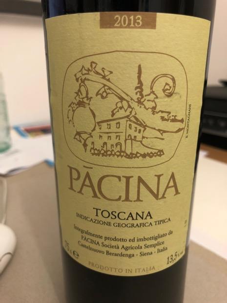 2013 Pacina Pacina Toscana IGT, Italy, Tuscany, Toscana IGT - CellarTracker