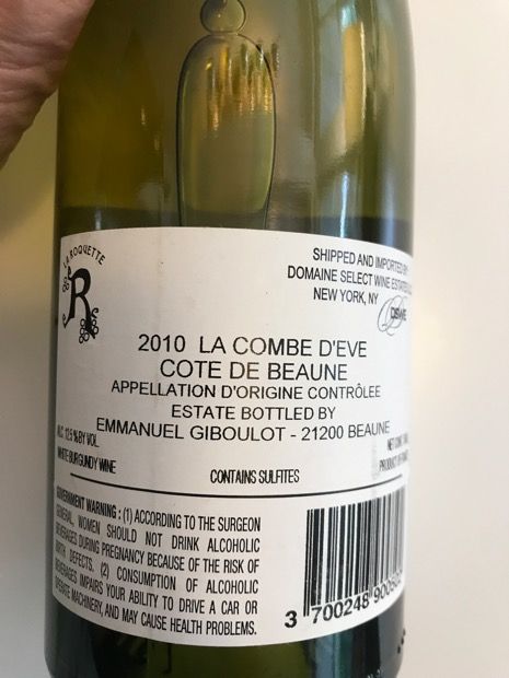 Domaine Emmanuel Giboulot, Côte de Beaune 