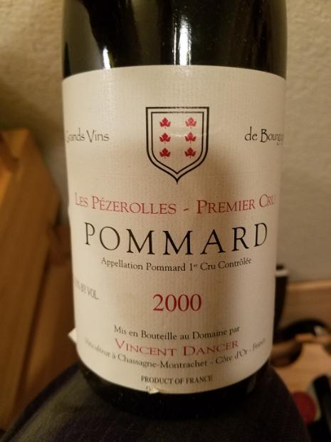 2022 Vincent Dancer Pommard 1er Cru Les Pèzerolles - CellarTracker