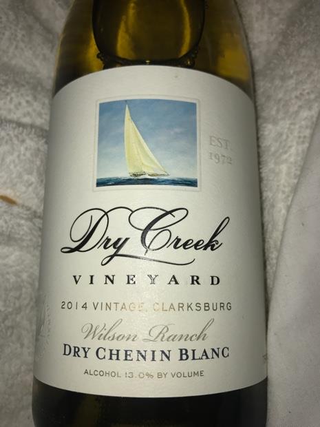 2014 Dry Creek Vineyard Chenin Blanc Dry Chenin Blanc Wilson