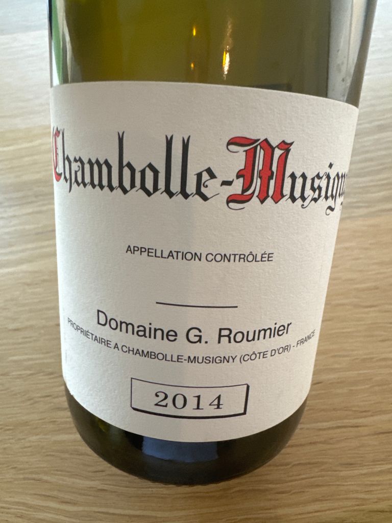 2014 Domaine G. Roumier / Christophe Roumier Chambolle-Musigny