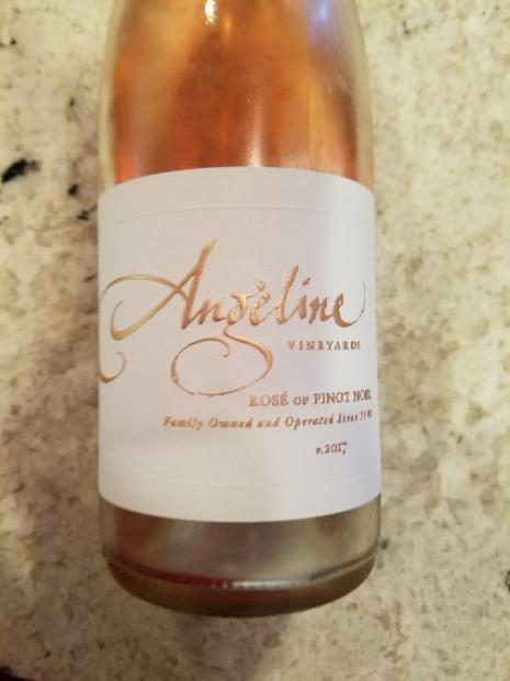 Angeline Rose of Pinot Noir California glass 750ml (729722700615)