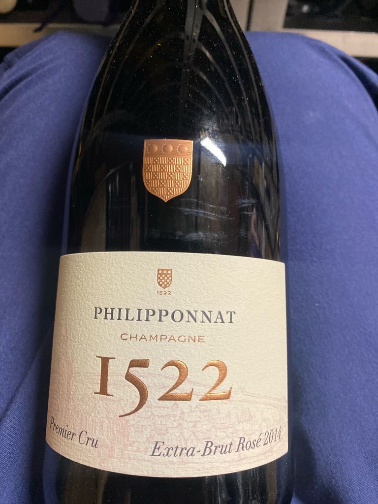 2012 Philipponnat Champagne Premier Cru Cuvée 1522 Rosé Extra Brut