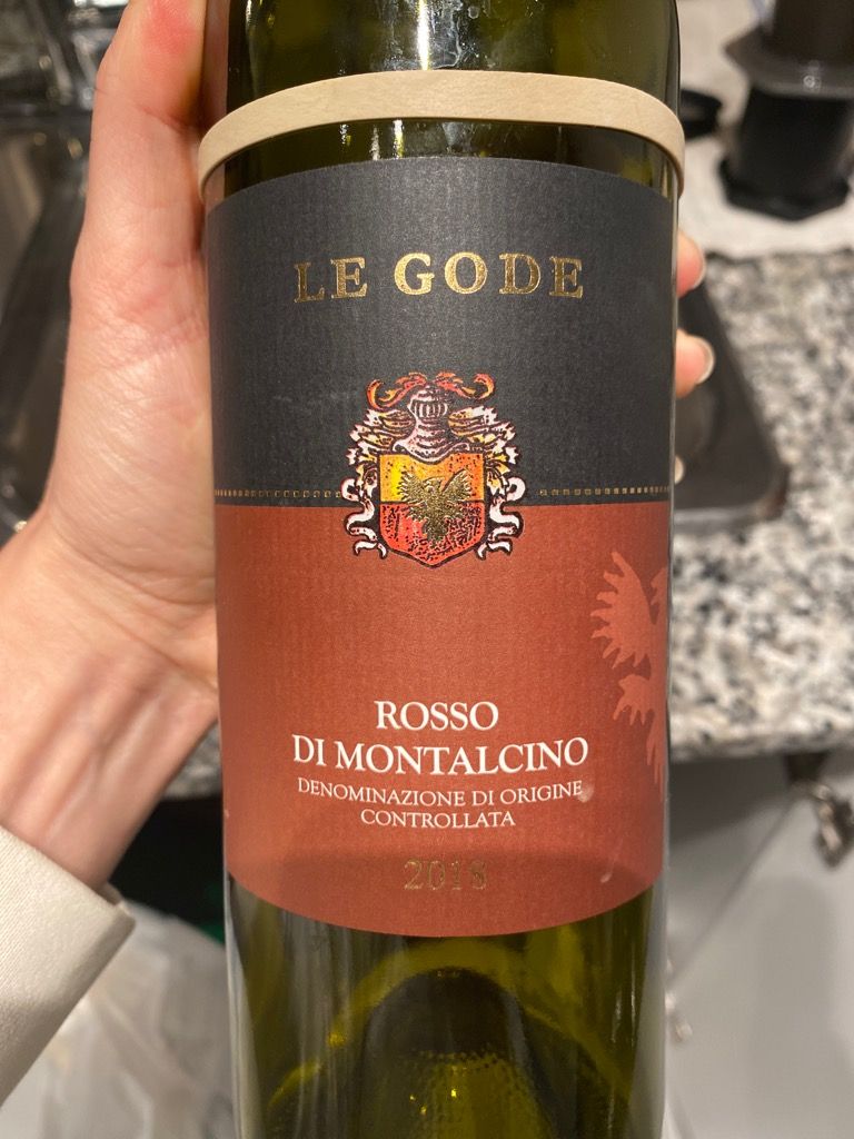 2018 Le Gode Rosso di Montalcino, Italy, Tuscany, Montalcino, Rosso di ...