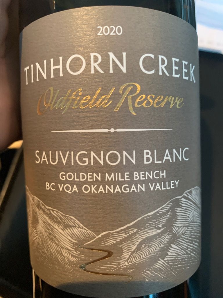 2019 Tinhorn Creek Sauvignon Blanc Oldfield Reserve, Canada, British