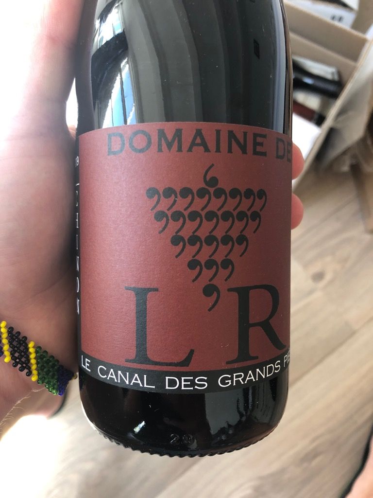 2019 Domaine de L'R Chinon Le Canal des Grands Pieces, France, Loire ...