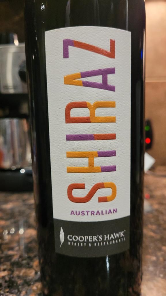 2021 Cooper's Hawk Shiraz Australia, Australia CellarTracker