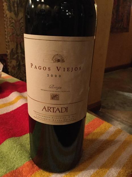 2000 Artadi Rioja Pagos Viejos - CellarTracker