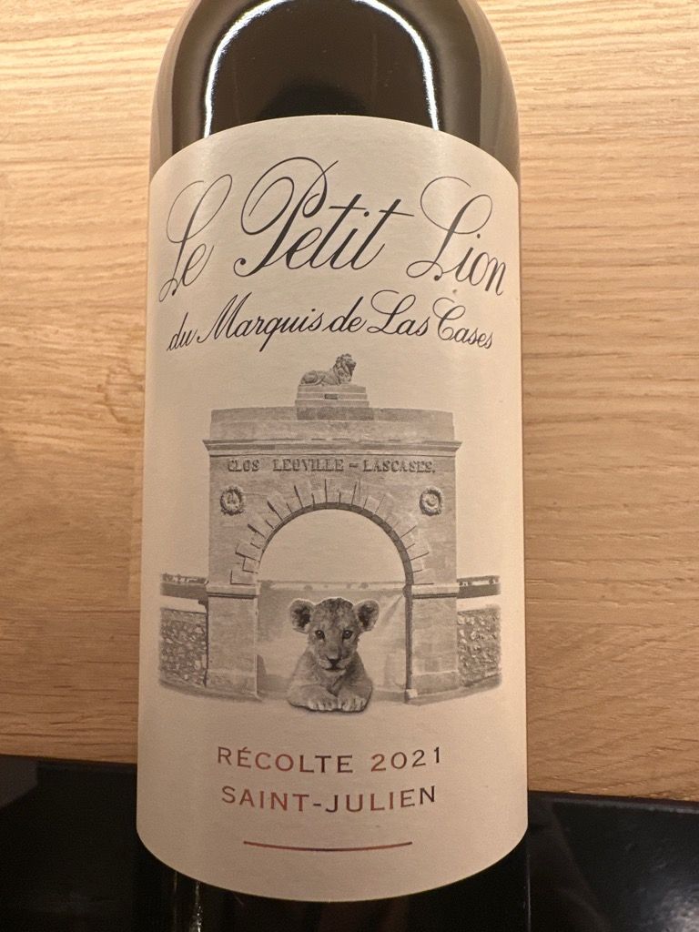 Léoville Marquis Las Cases 2021 Château Léoville Las Cases Le Petit Lion du Marquis de Las