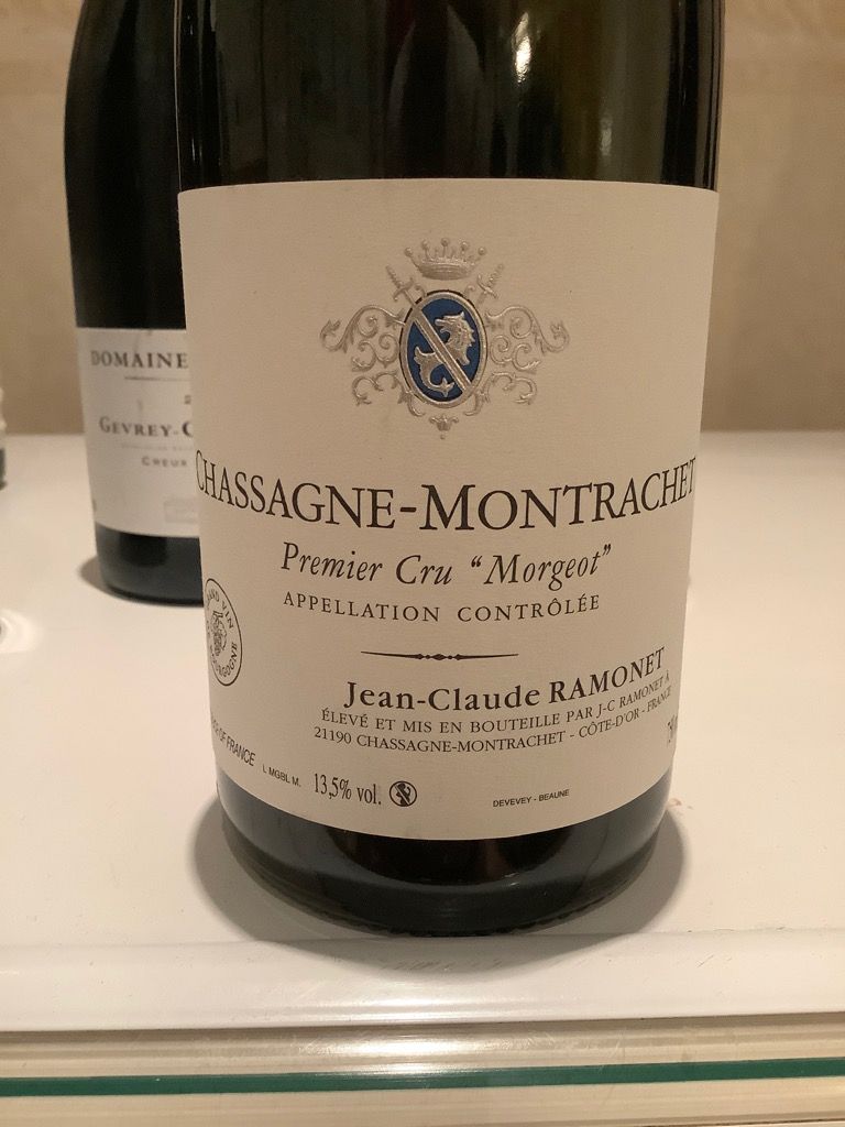 2015 Jean-Claude Ramonet Chassagne-Montrachet 1er Cru Morgeot