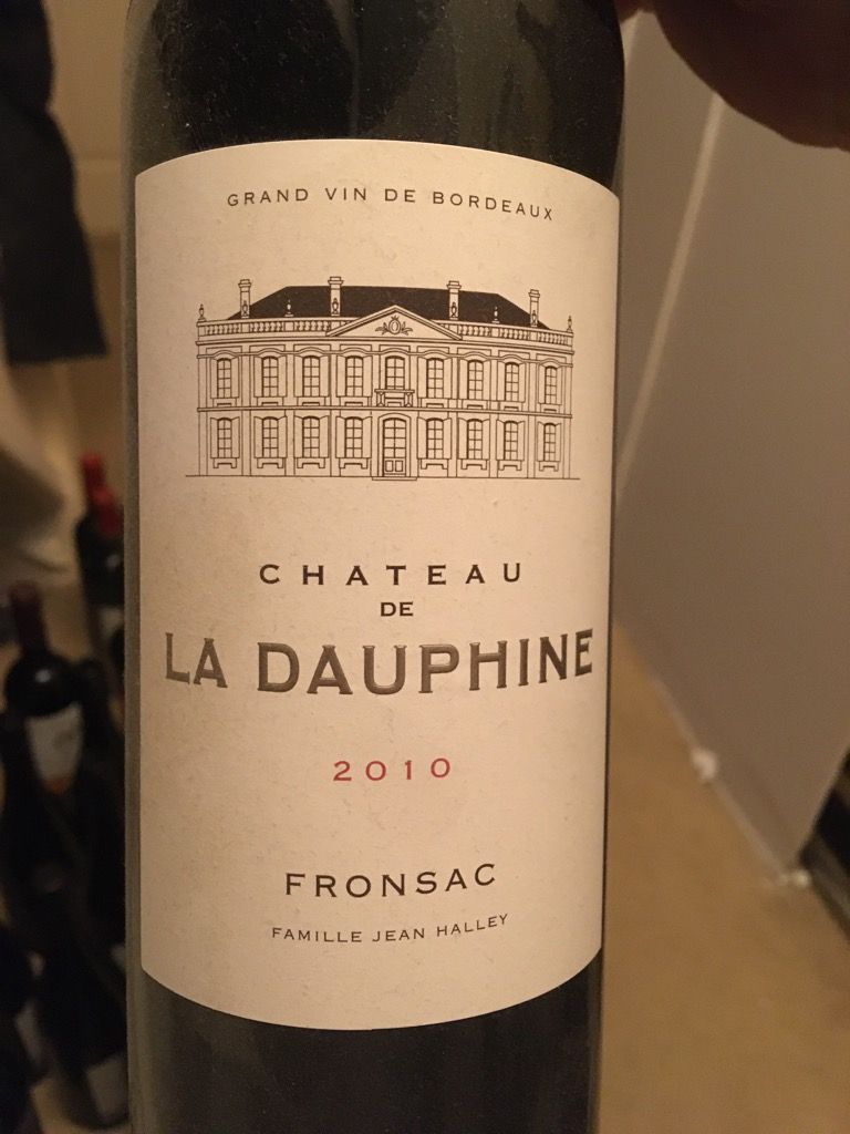 2010 Château de la Dauphine Delphis de la Dauphine, France, Bordeaux