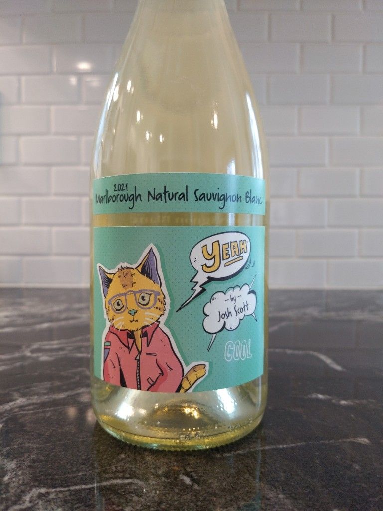 2021 Allan Scott by Josh Scott, Yeah Cool Natural Sauvignon Blanc, New