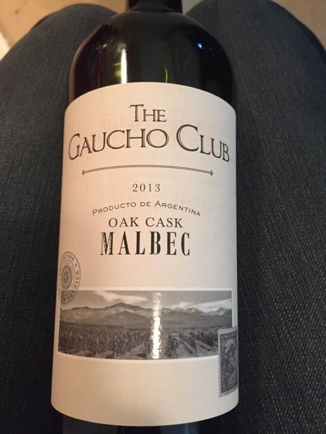 2013 The Wild Gaucho Malbec The Gaucho Club Argentina - 
