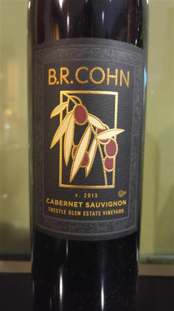 B.r. cohn canernet Sauvignon, sonoma Valley (korsher) glass 750ml (740216131135)