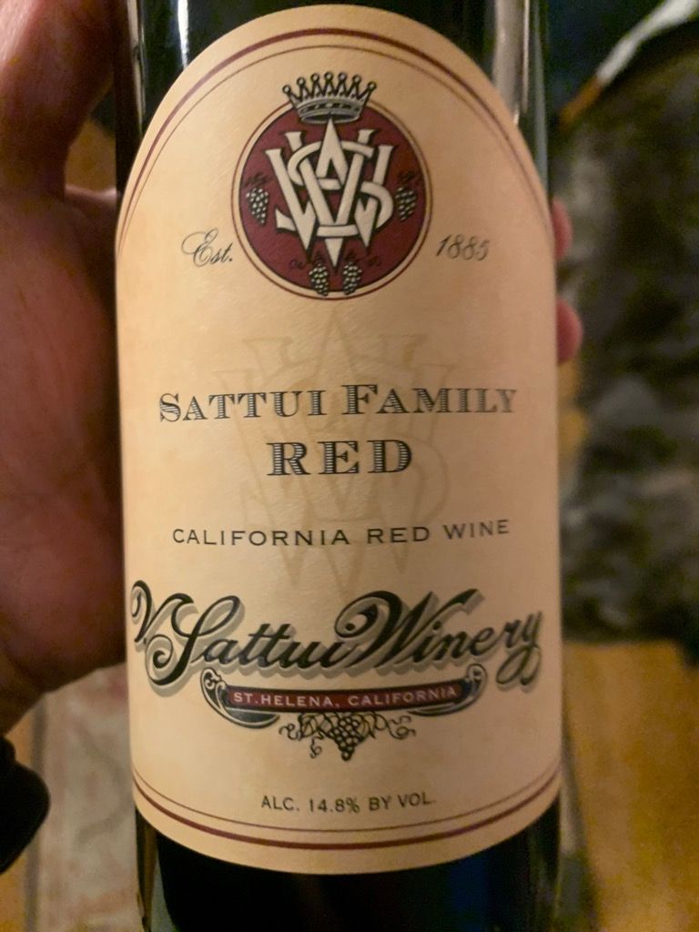 2012 V. Sattui Winery Sattui Family Red, USA, California - CellarTracker