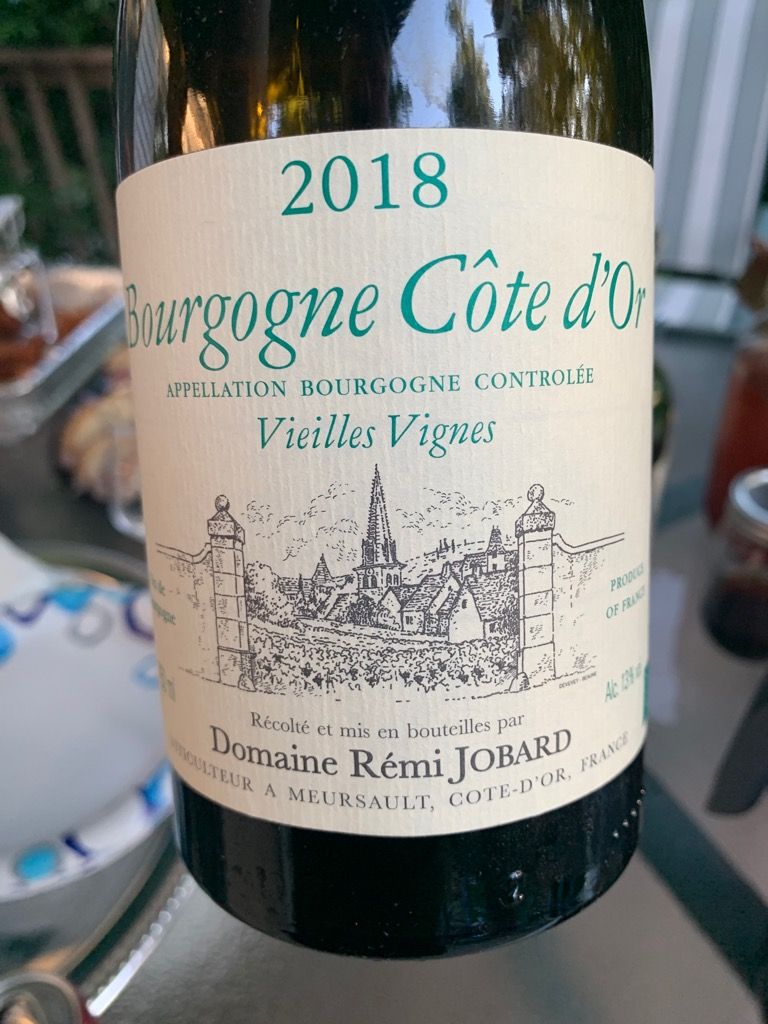 2017 Domaine Rémi Jobard Bourgogne Côte d'Or Blanc Vieilles Vignes