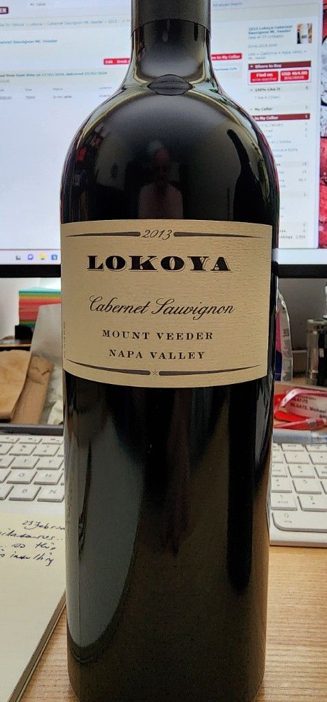 2013 Lokoya Cabernet Sauvignon Mt. Veeder - CellarTracker