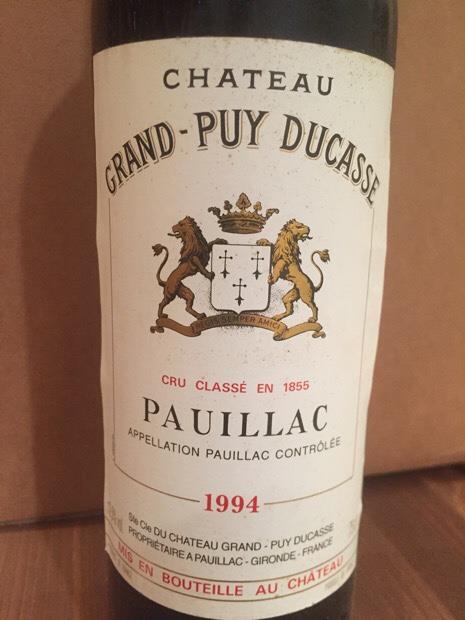 1994 Château Grand-Puy Ducasse - CellarTracker