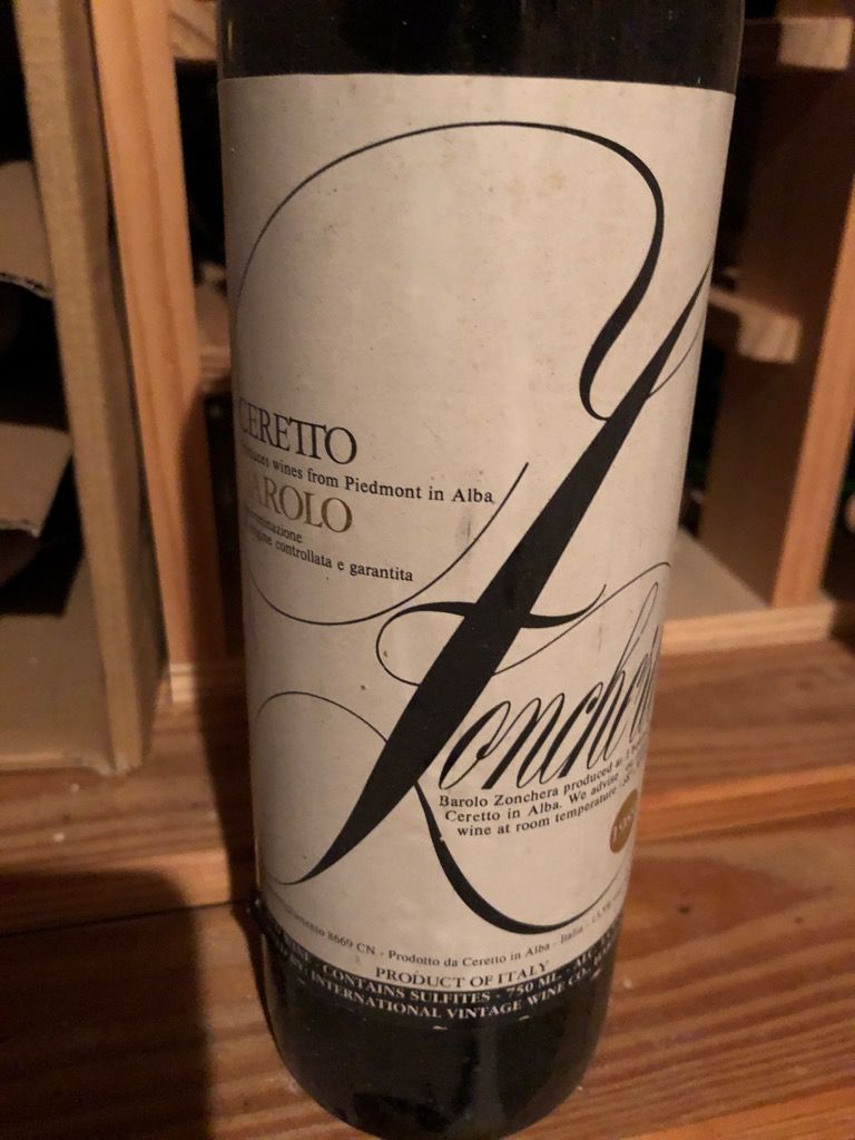 1989 Ceretto Barolo Zonchera - CellarTracker