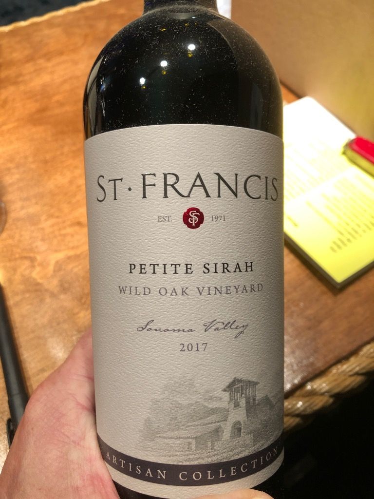 2016 Petite Sirah, Wild Oak Vineyard, Sonoma Valley • St. Francis