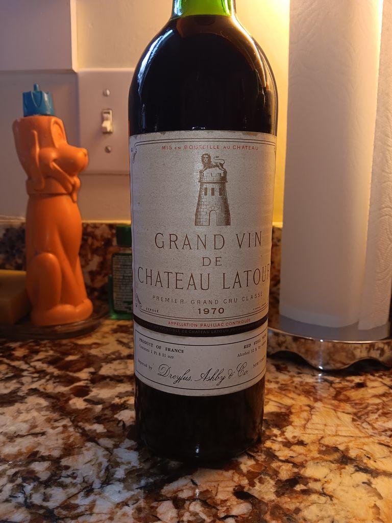 CHATEAU LATOUR 1968　シャトーラトゥール1968 Château Latour 1968, Pauillac