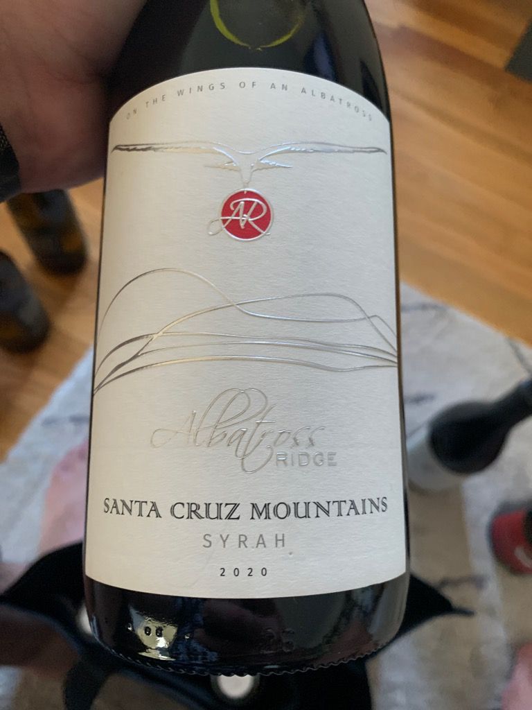 2020 Albatross Ridge Syrah, USA, California, Santa Cruz Mountains ...