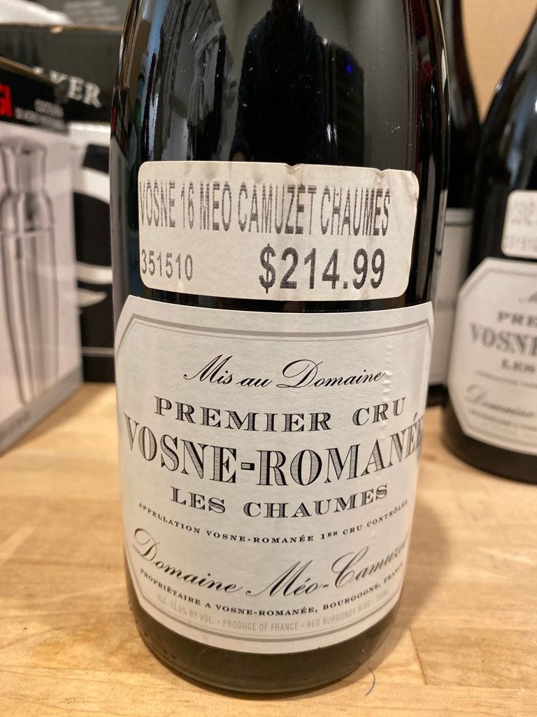 2012 Domaine Méo-Camuzet Vosne-Romanée 1er Cru Les Chaumes