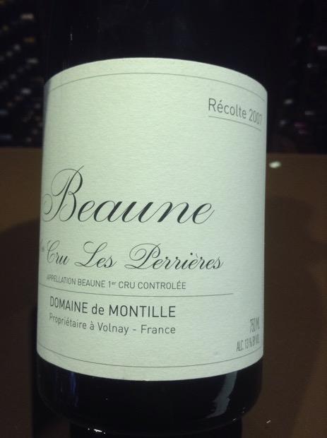 2008 Domaine de Montille Beaune 1er Cru Les Perrières - CellarTracker