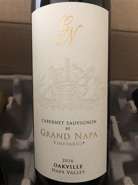 2016 Grand Napa Vineyards Cabernet Sauvignon Oakville - CellarTracker